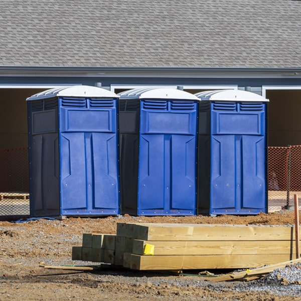 what is the maximum capacity for a single porta potty in Allgood